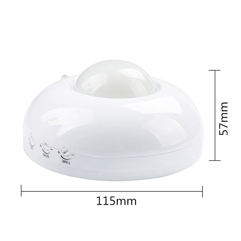 360° AC PIR Motion Switch Sensor For High Power Stairs Lights 360° AC PIR Motion Switch Sensor For High Power Stairs Lights